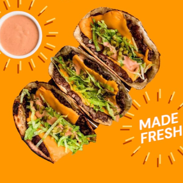 Burger Tacos (2 Pzas)
