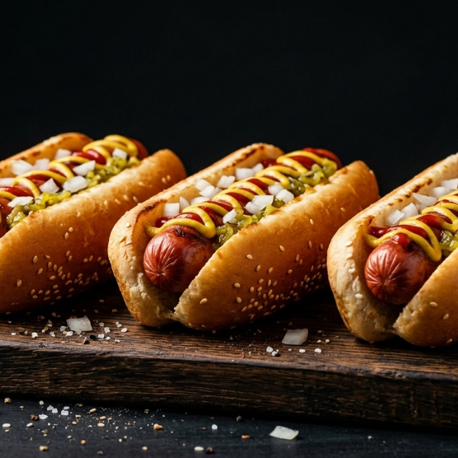 3 Perros Caliente Sencillos