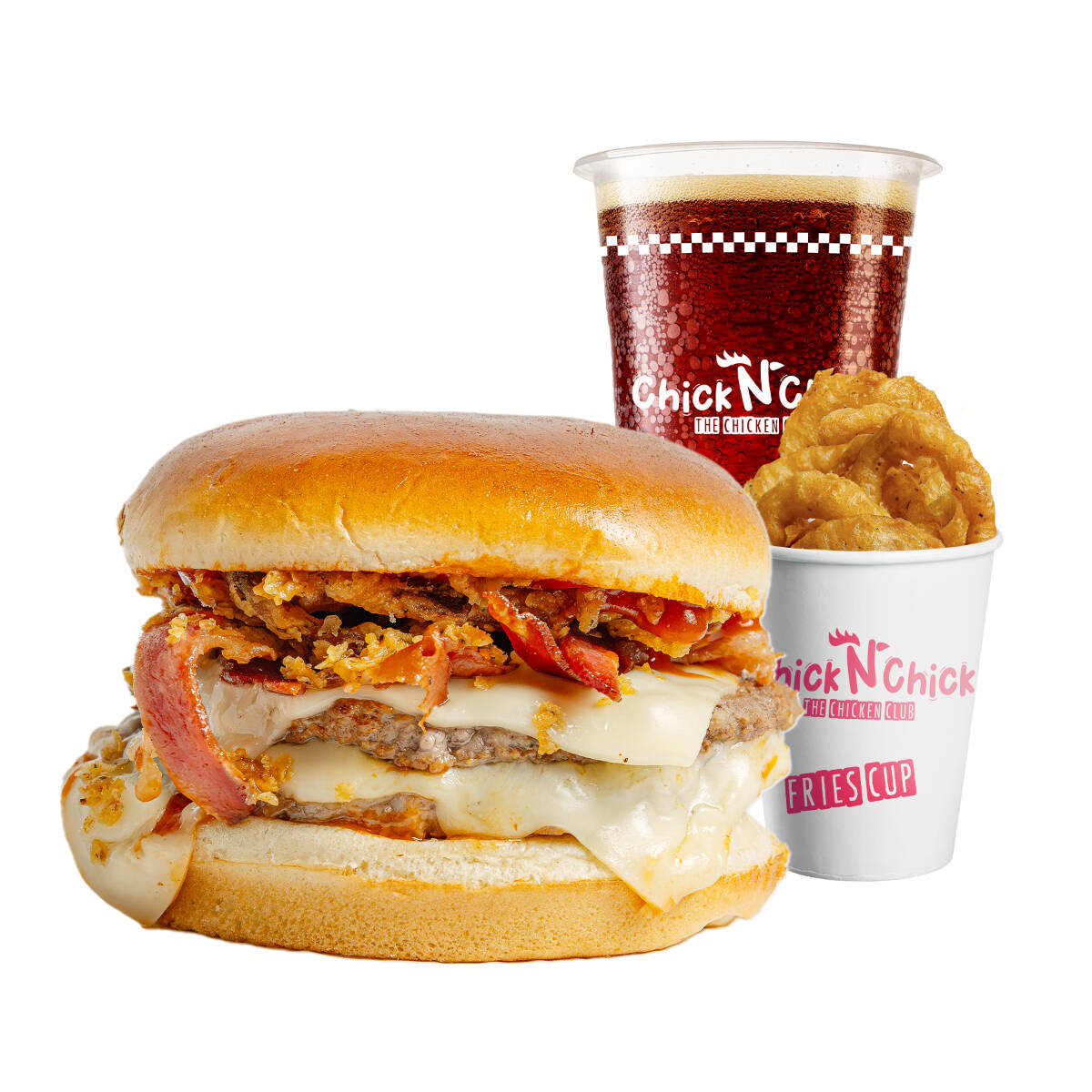 COMBO SMOKEHOUSE BBQ BACON BURGER DOBLE