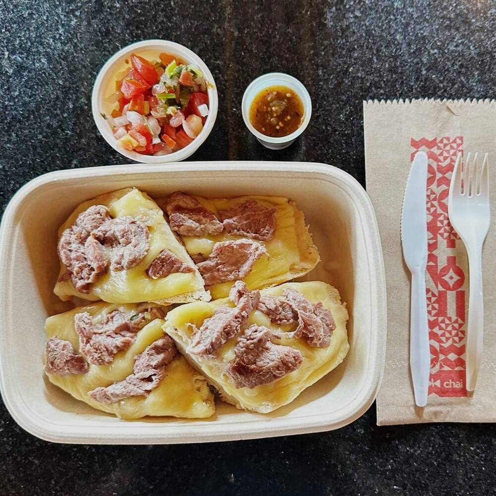 Molletes Arrachera