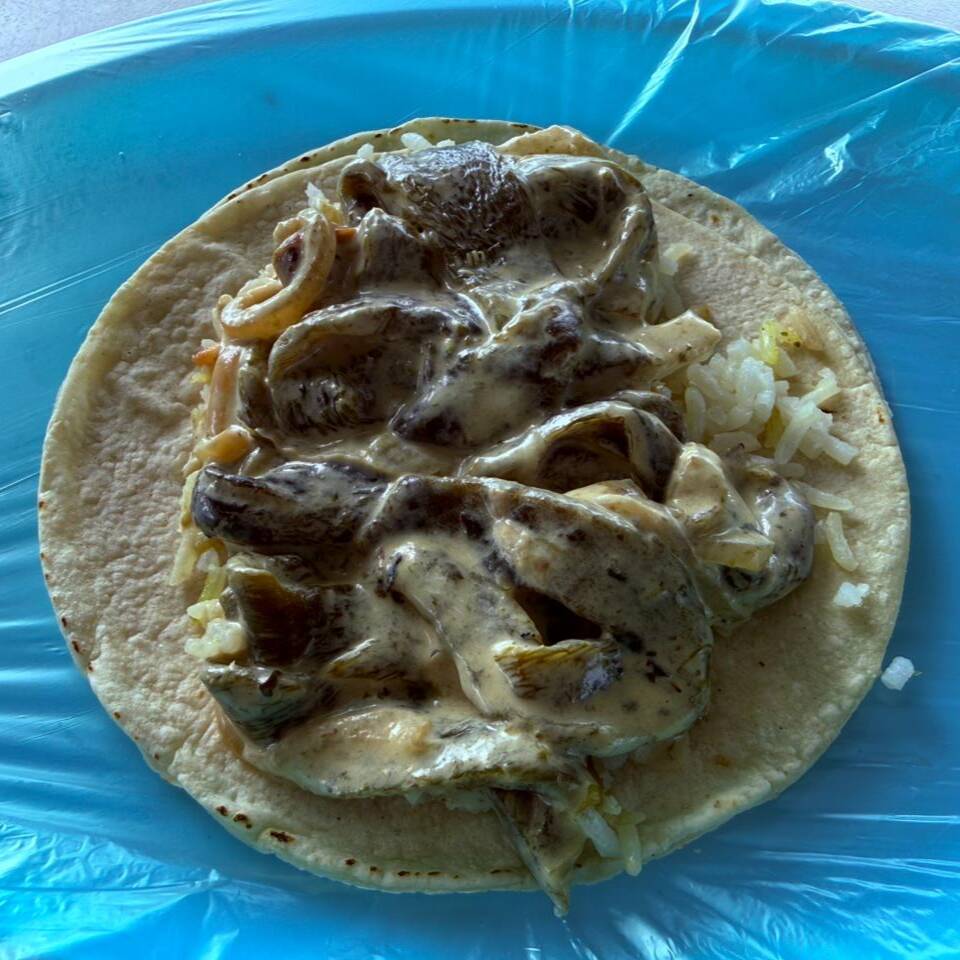 Taco de Rajas Poblanas