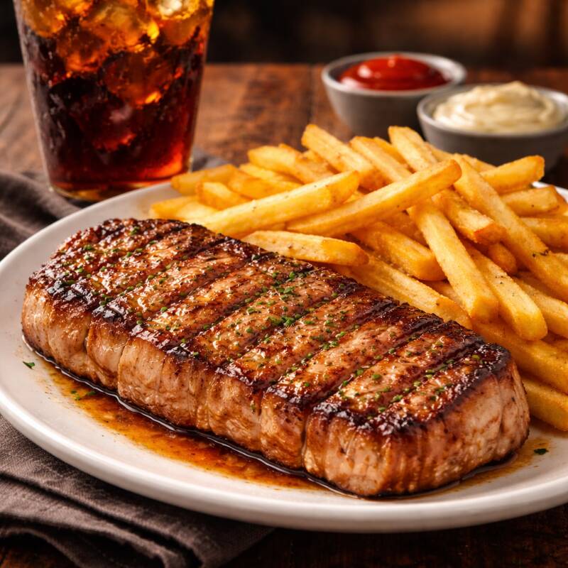 Combo Lomo de Cerdo a la Parrilla