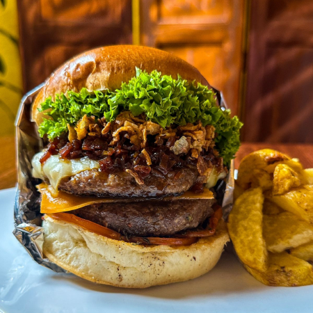 Burger Krispy Bacon