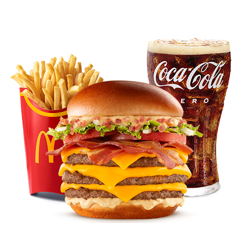McCombo Grande Tasty Turbo Bacon 3 Carnes