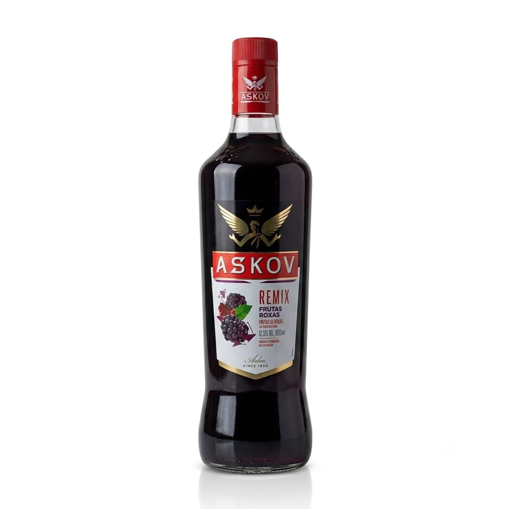 GARRAFA VODKA COCKTAIL FRUTAS ROXAS