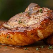 Bandeja de chuleta BBQ