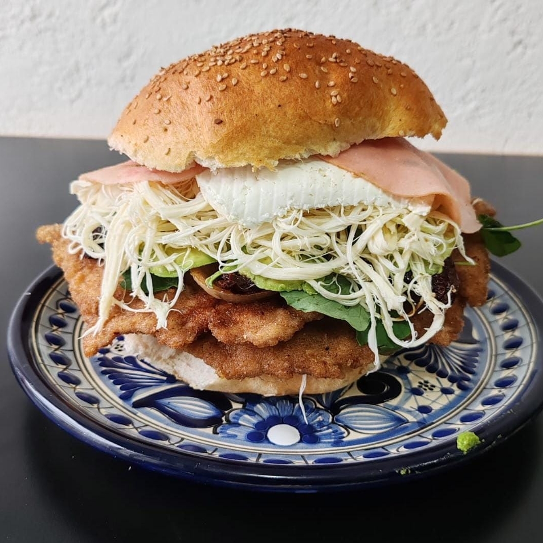 Cemita de Milanesa Cerdo 😱