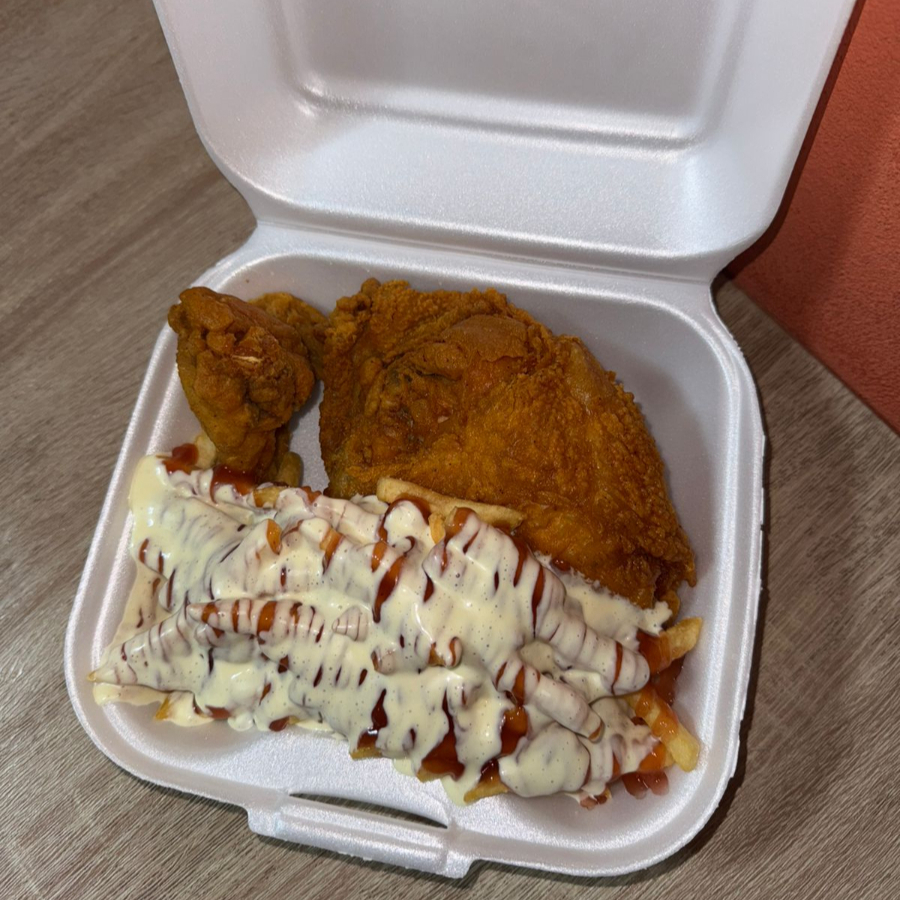Porción Pechuga y Ala con Papas