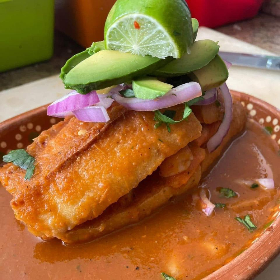 Torta ahogada de Camaron