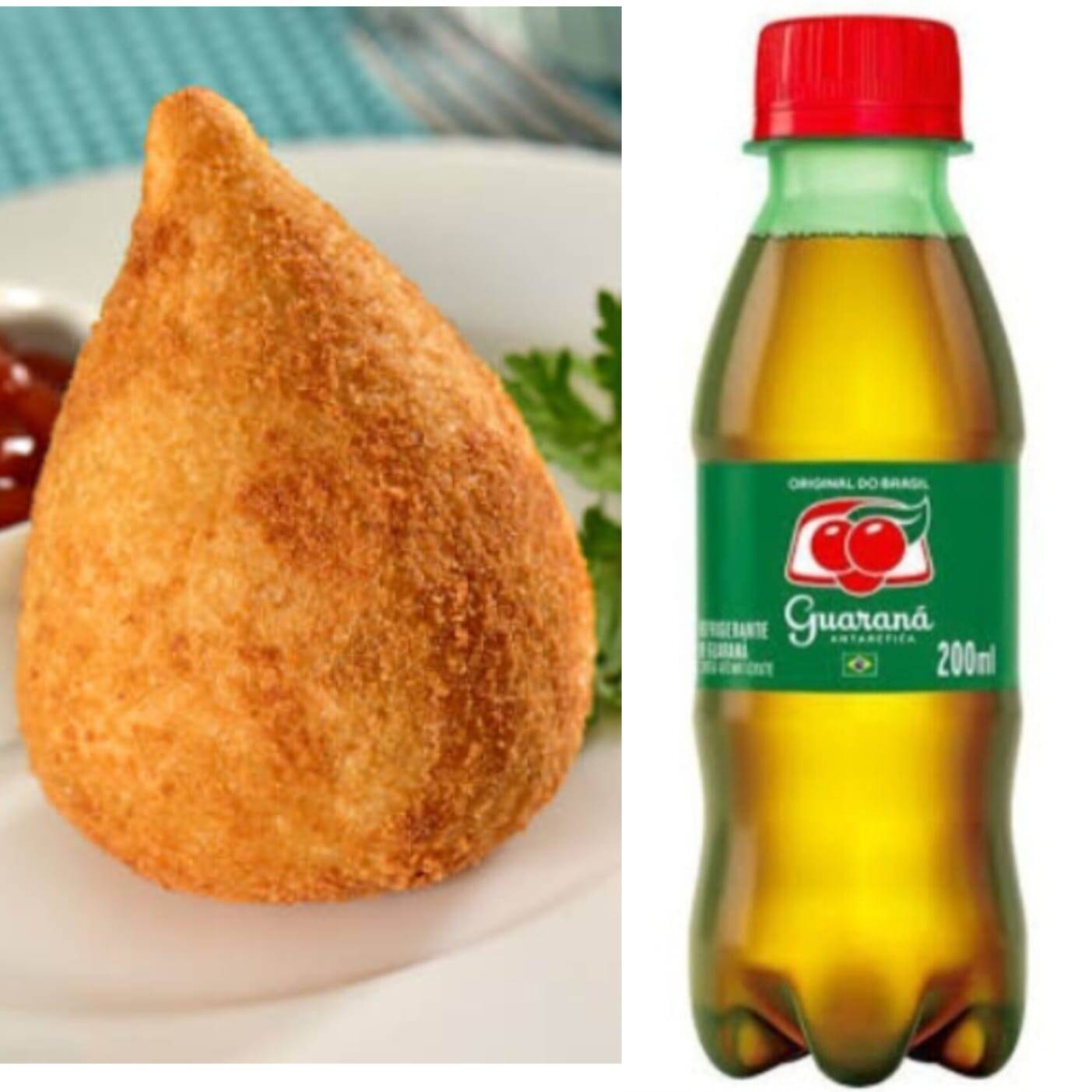 A nossa coxinha é feita com ingredientes selecionados,possui uma massa crocante com farinha panko e um delicioso recheio.