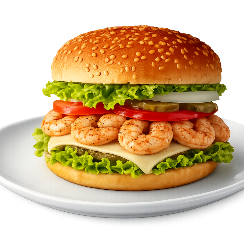 Hamburguesa De Camarón