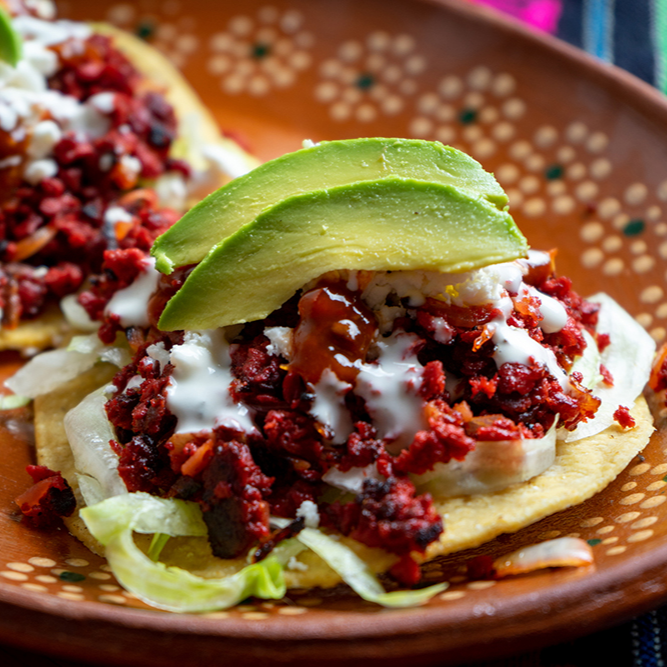 Tostada Chorizo
