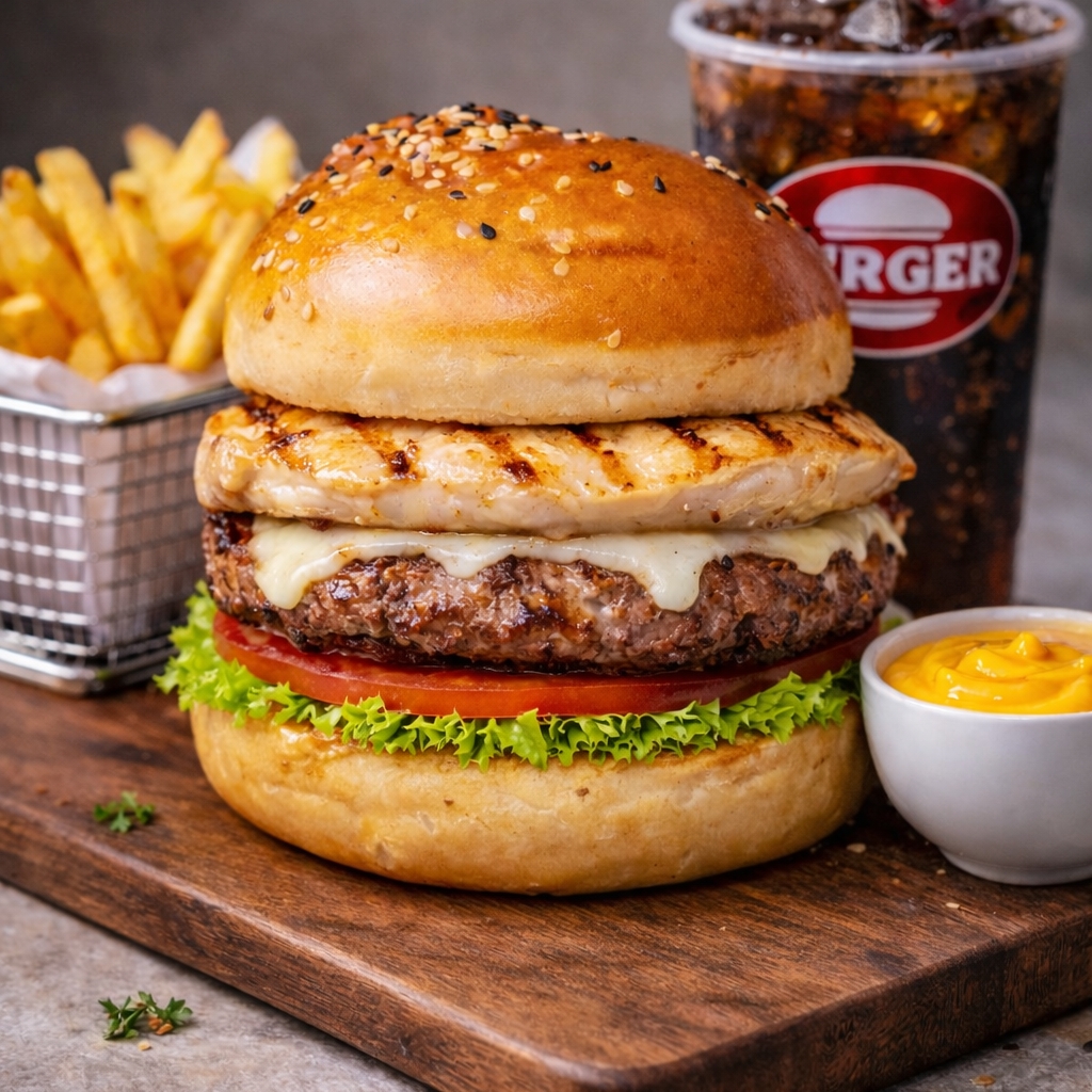 Hamburguesa Veranera Mixta