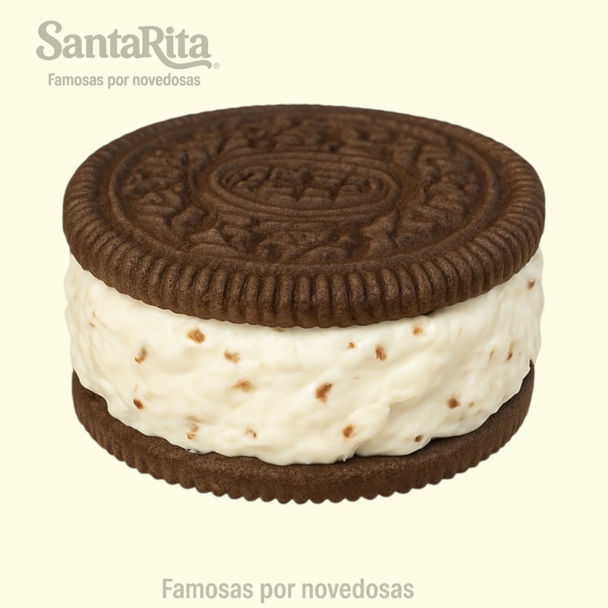 Sándwich de Helado con Nuez