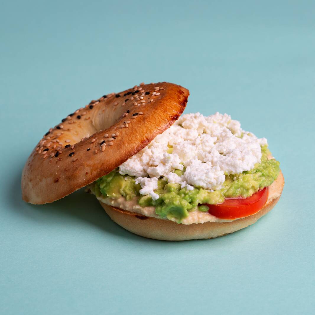 Sándwich Bagel Vegetariano