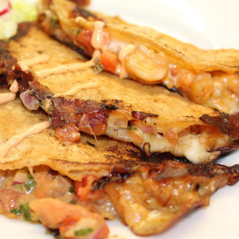 Taco Gobernador( Camarón Ranchero)
