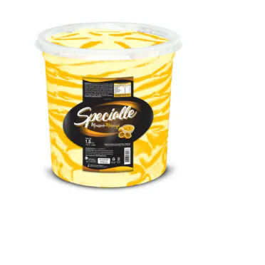 Sorvete Mousse de Maracujá com mescla de maracuja 1,8 litros