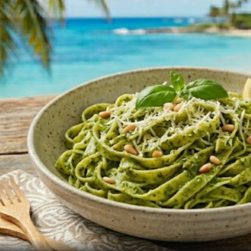 Fetuccini al Pesto
