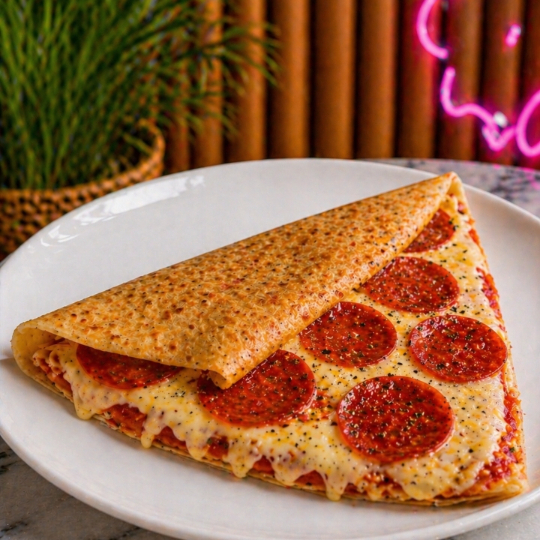 Pepperoni y Queso Manchego