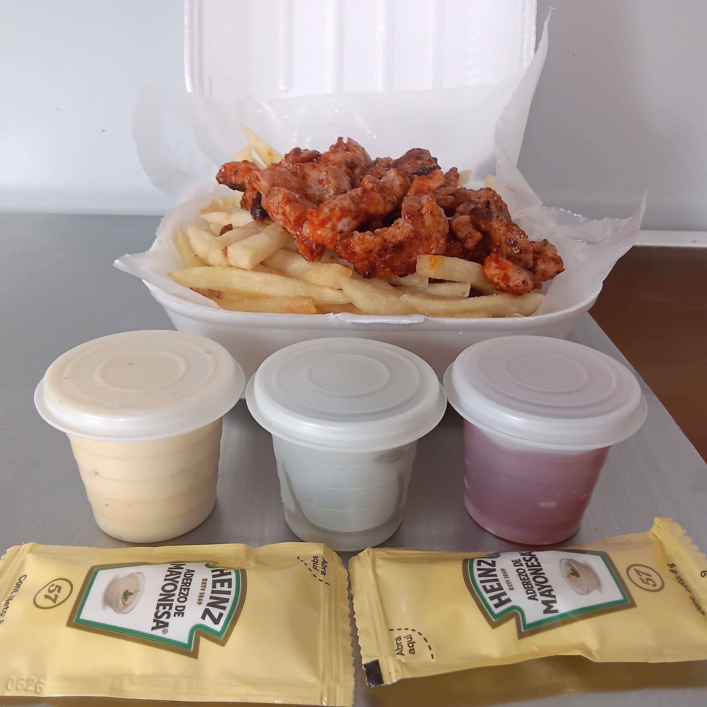 PAPAS A LA FRANCESA CON CARNE ADOBADA