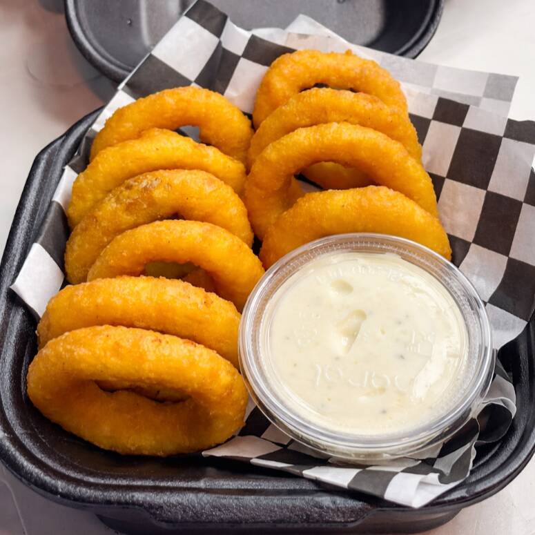 Aros de Cebolla Crujientes (12 Pzas) + Ranch