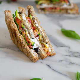 Club Sándwich Vegetariano