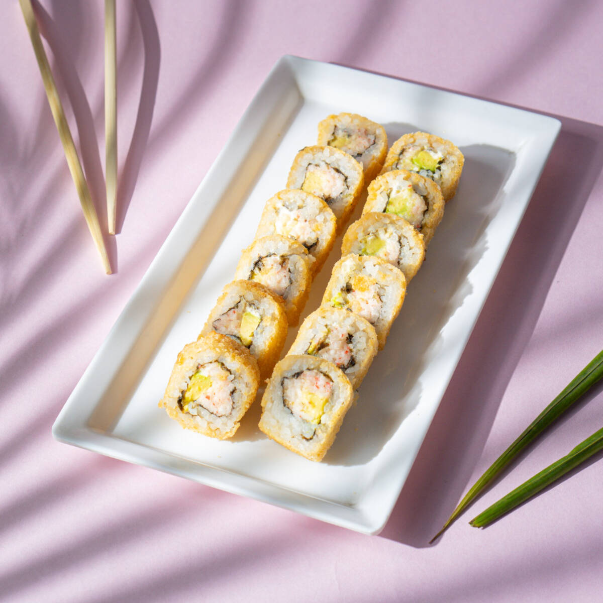 12 Bocados de Sushi Dinamita Tempura