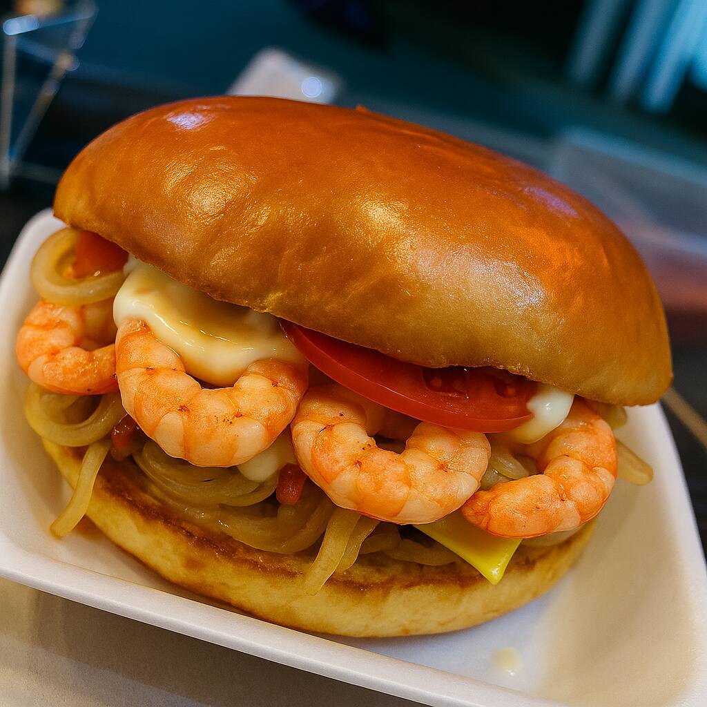 Hamburguesa de camaron