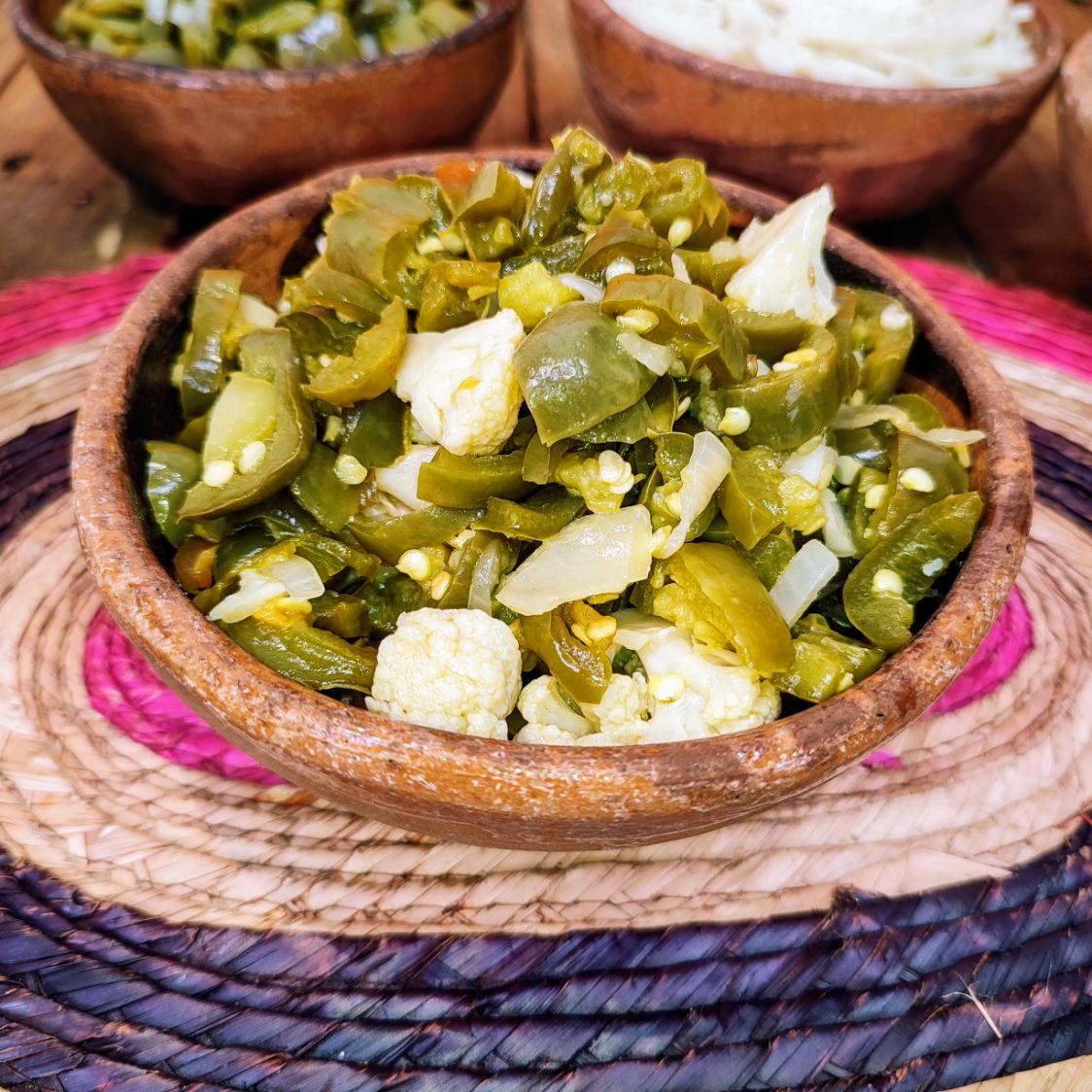 1/2 de rajas caseras