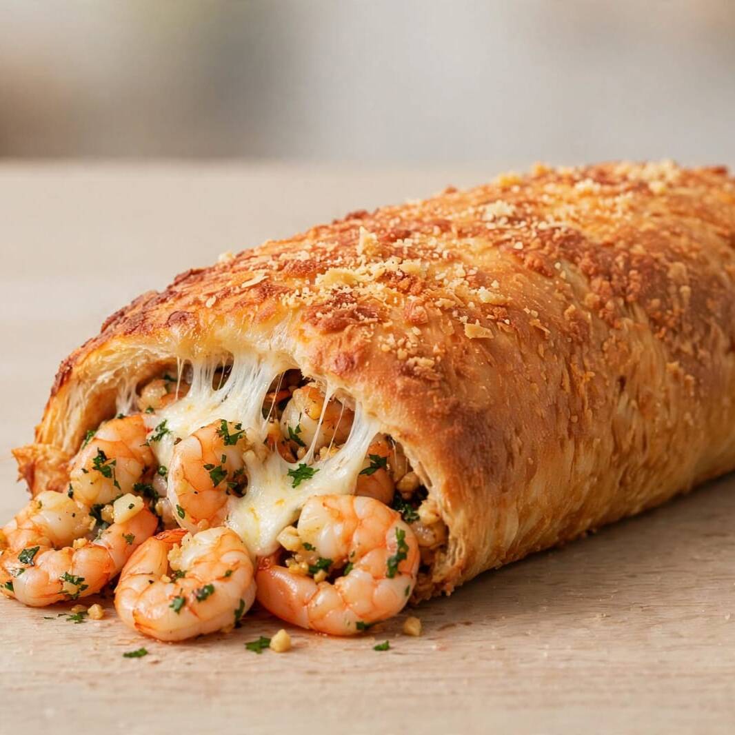Cheesy Shrimp Bake (Camarones)