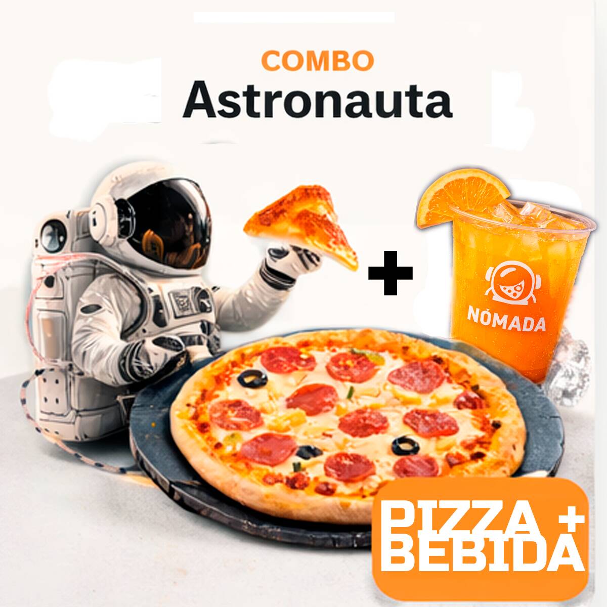 Pizza Mediana + Bebida
