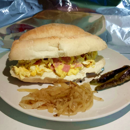 Torta de Jamón con Huevo