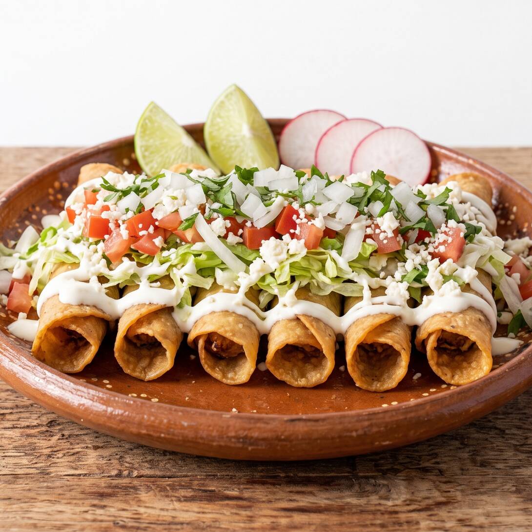 Flautas 6 pzas