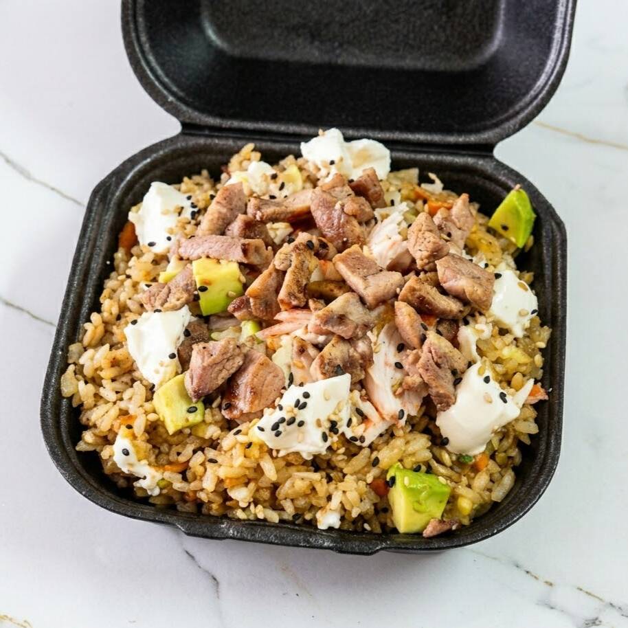 Yakimeshi de Arrachera