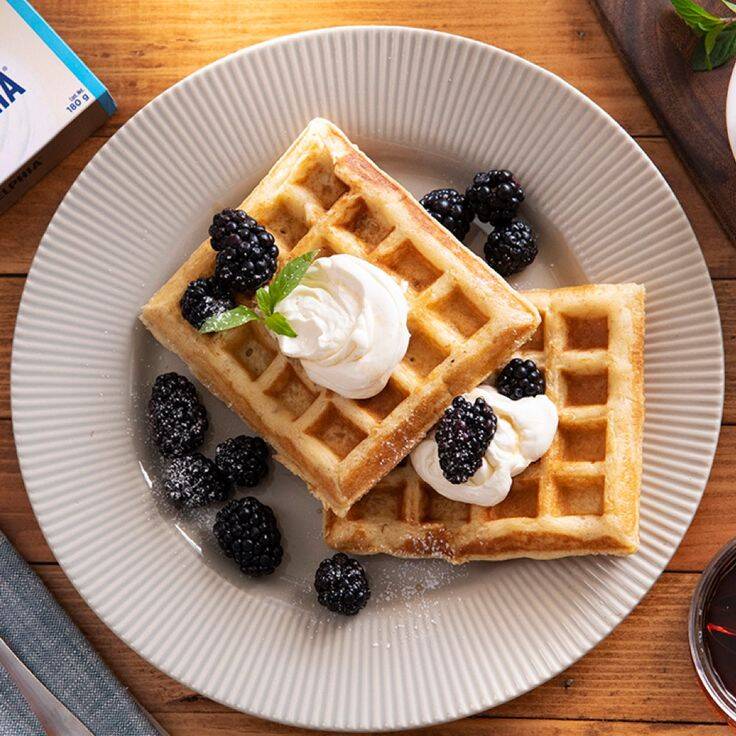 Wafle dulce de berries