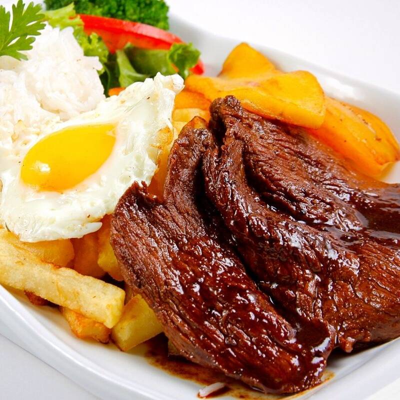Bistec a lo Pobre