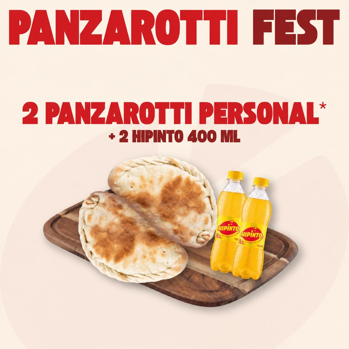 2 PANZAROTTI + 2 PET400 ML