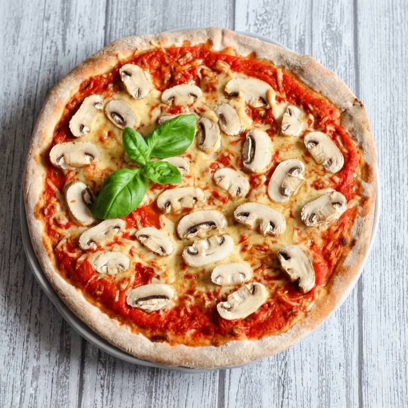 champignon,mussarela,molho de tomate,oregano,azeitonas