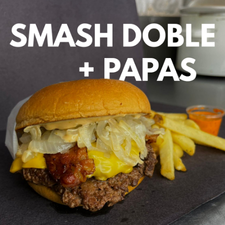 SMASH DOBLE C/ PAPAS