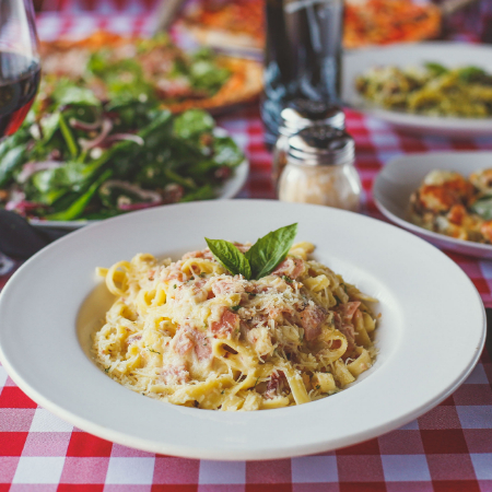 FETTUCCINE A LA CARBONARA