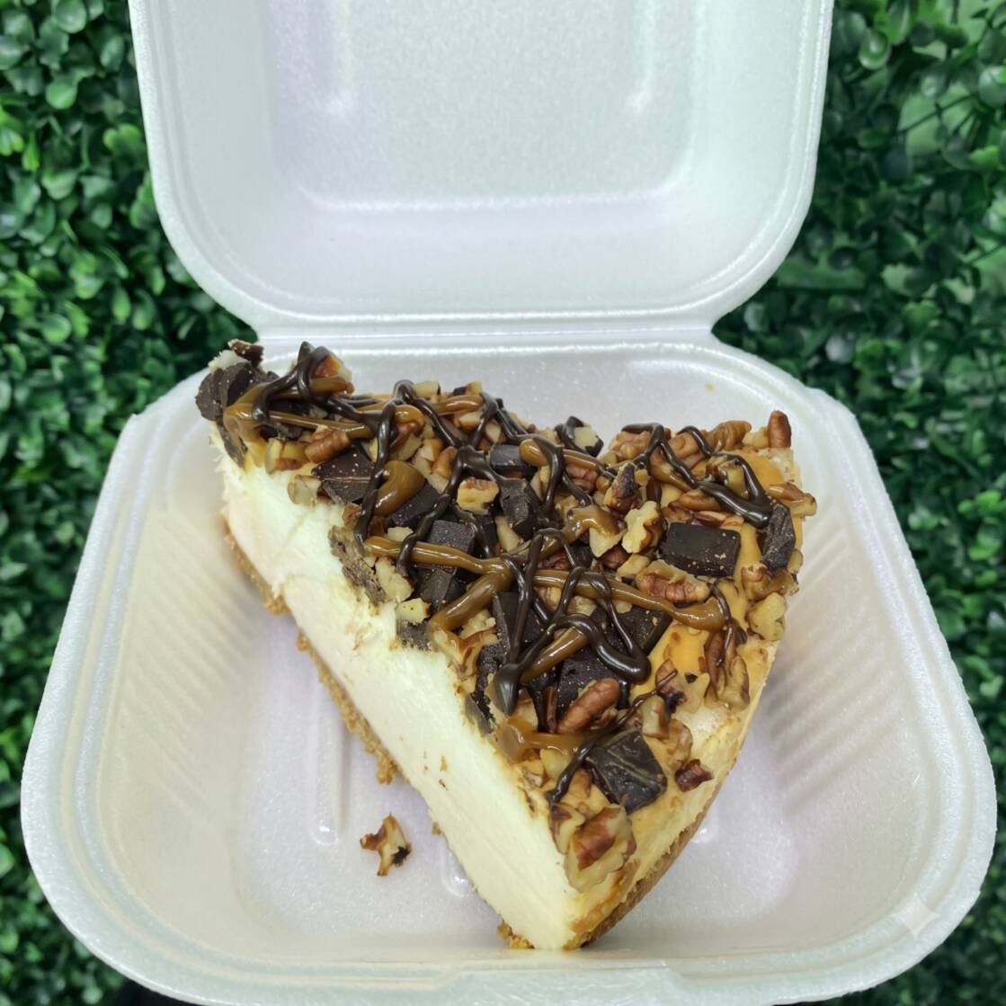 Rebanada de Pastel Cheesecake de Tortuga