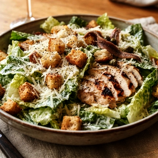 ENSALADA Cesar con Pollo