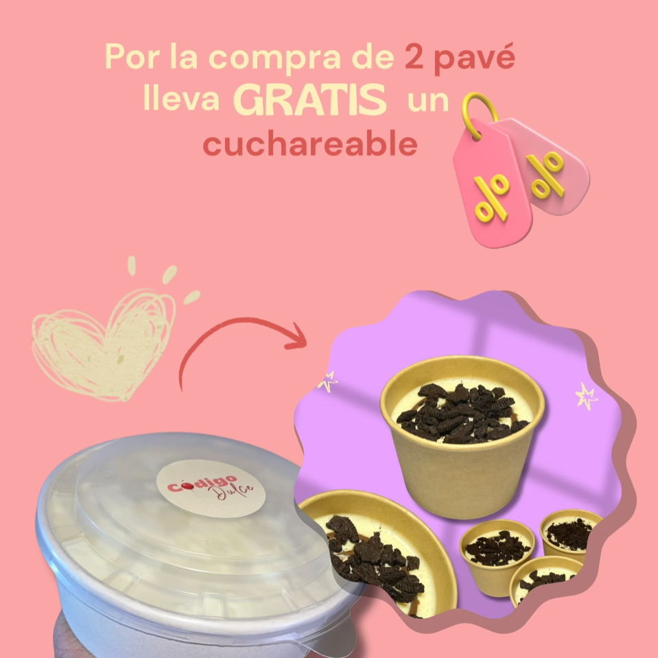 2 Pavé de 16 Onzas + 1 Cuchareable de 9 Onzas