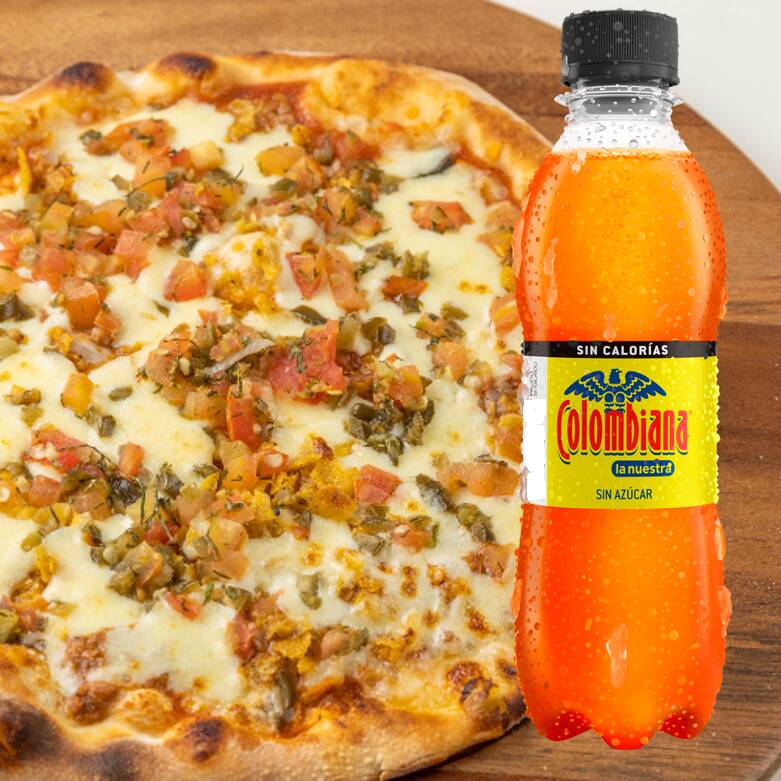 Combo Pizza Mexicana+ Gaseosa 250ml