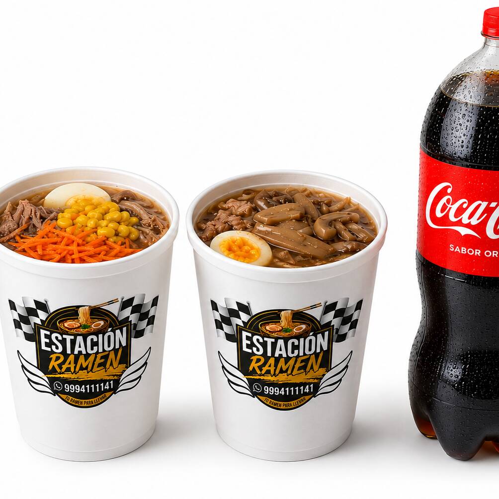 COMBO RAMEN 1Lx2 + COCACOLA 1.35L