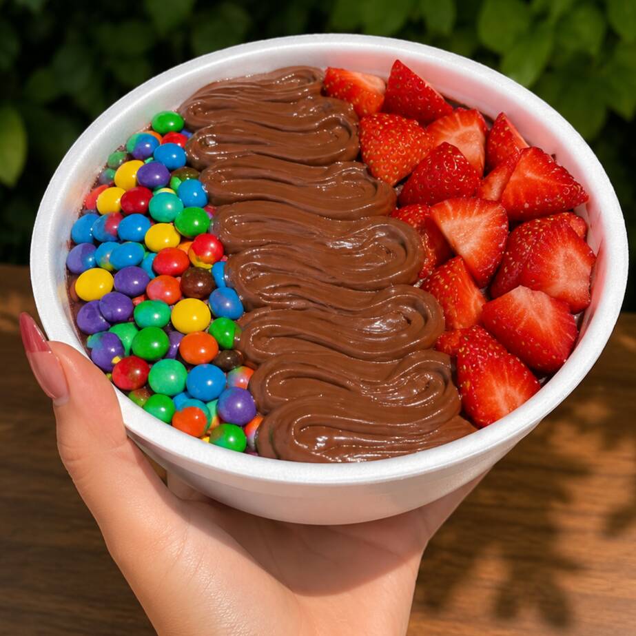 MEGA REI AÇAÍ NA MARMITA, 750ML+ 6 itens + 3 cremes grátis de pura cremosidade, 👑 💜🤴🏾