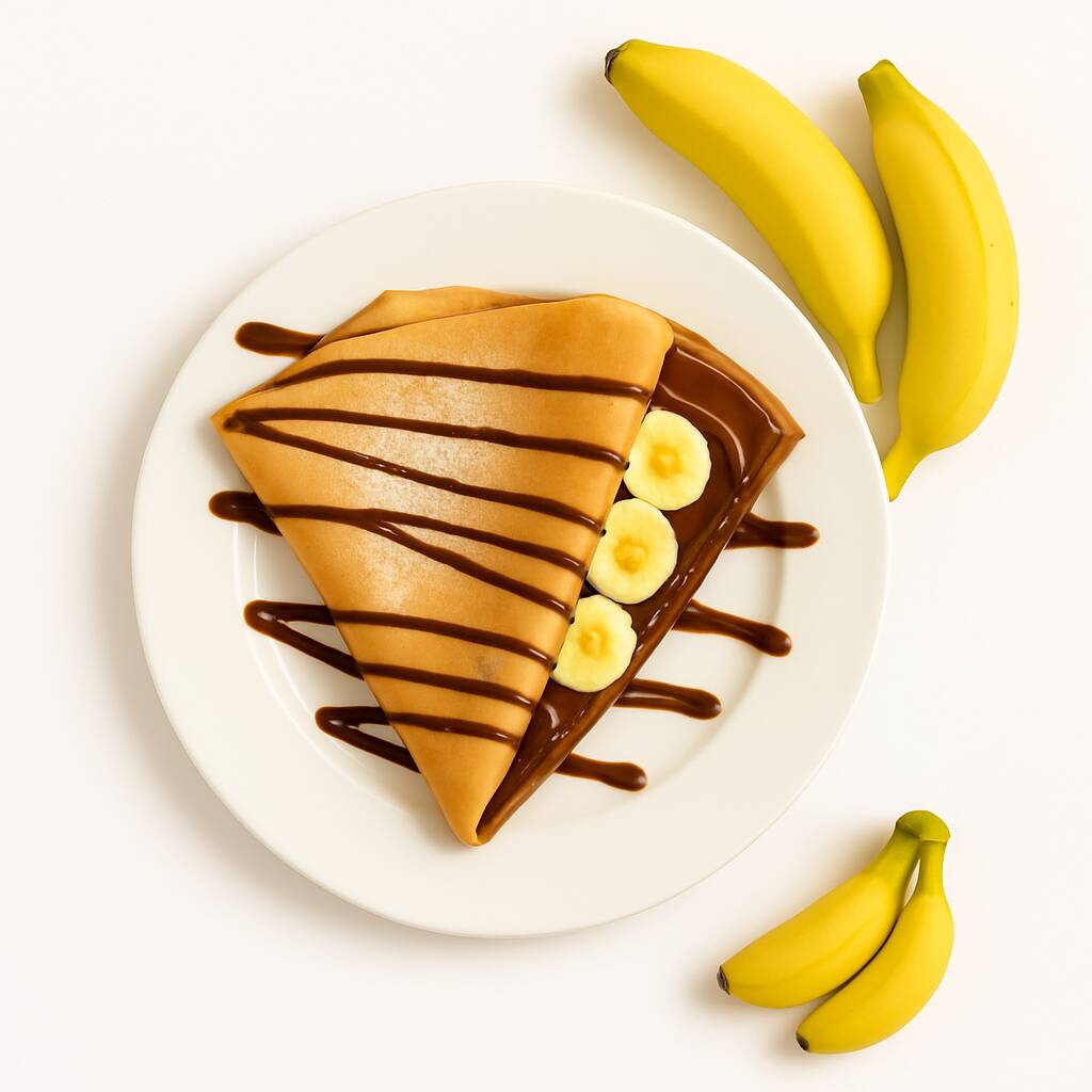 Crepa con Nutella y Plátano