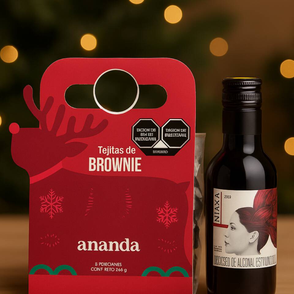 Kit de Reno Navideño + Vino Livana *Navidad*