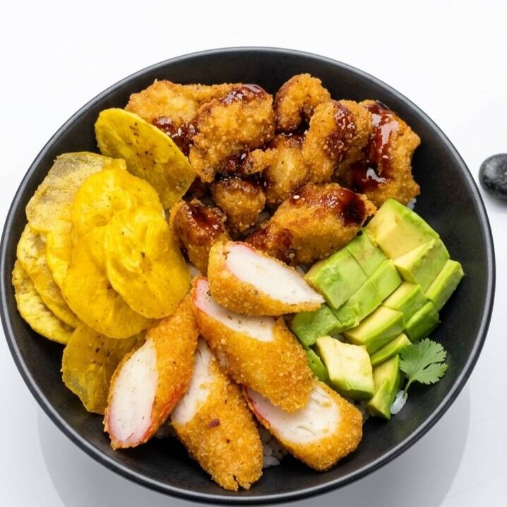 Poke Pescado crunchy