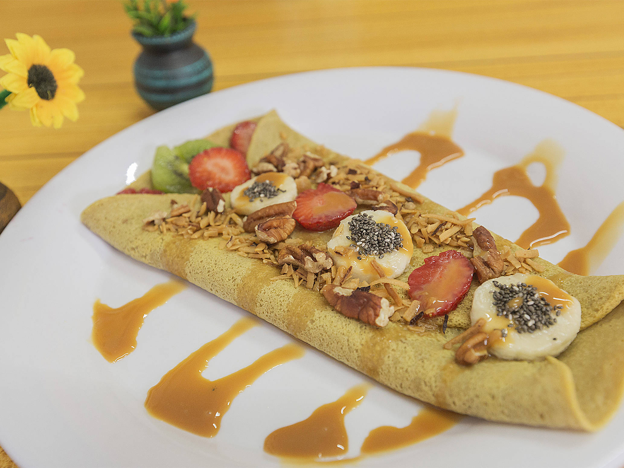 Crepa Dulce más Té con Aloe
